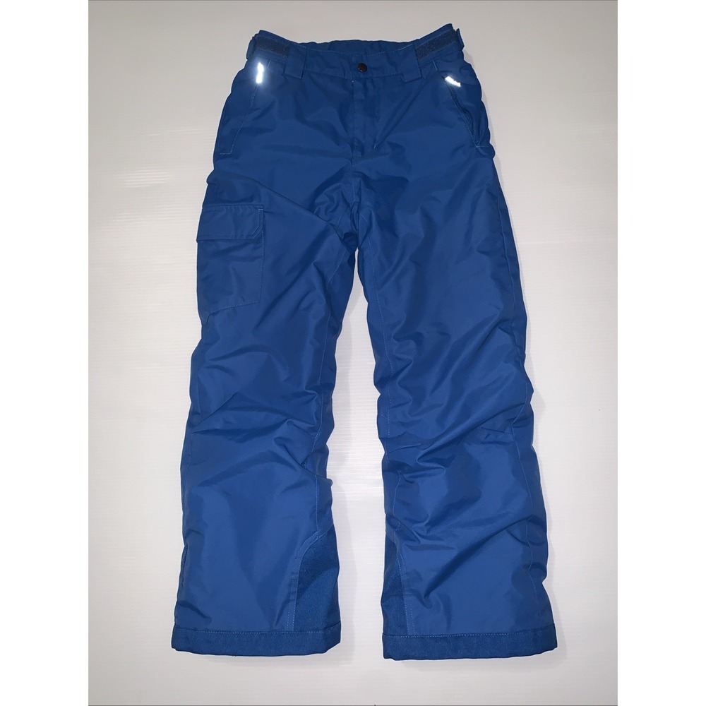 Columbia Insulated Ski‎ Snowboard Cargo Pants Youth Medium 10/12 Omni Tech Blue
